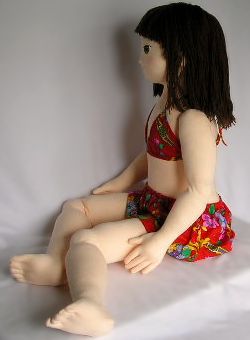 Doll in swimsuit