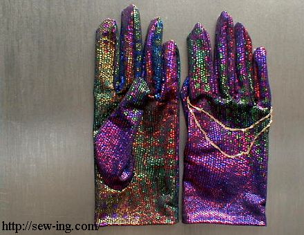 Colorful gloves
