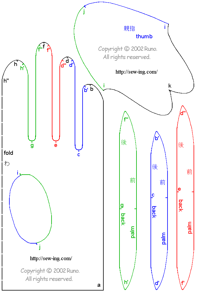 simple glove pattern