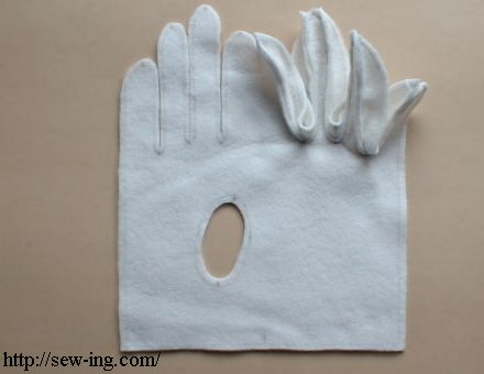 pattern for gloves with fingers