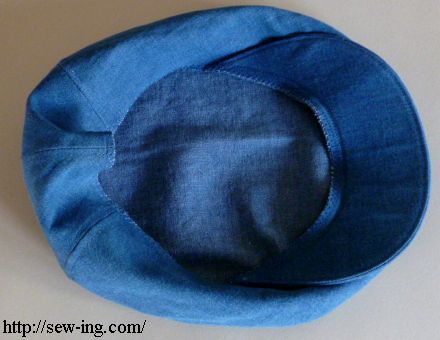 DIGITAL SEWING PATTERN Wyeth Classic Flat Cap Scally Cap 