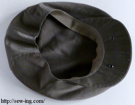 How to make outlet a flat cap pattern