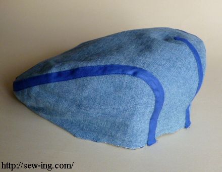 Free flat store cap sewing pattern