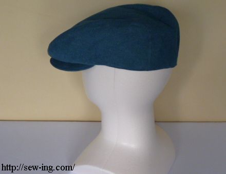 DIGITAL SEWING PATTERN Wyeth Classic Flat Cap Scally Cap 